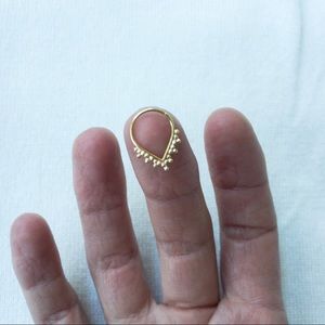 Studio Lil Septum Ring 14K Solid Gold 8 mm